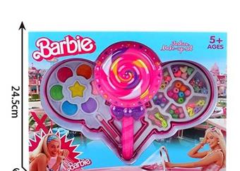Real Barbie lollipop with two-layer bead and cosmetics   ITEM NO.： W058450