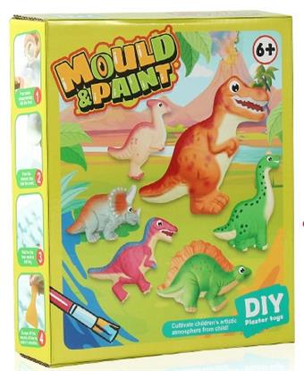 Painted Gypsum - Forest Dinosaurs   ITEM NO.： W041618