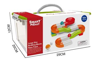 Fun rolling track building blocks 35PCS   ITEM NO.： W046450