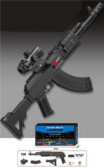 High speed nylon version M762 automatic water bullet gun   ITEM NO.： W064157