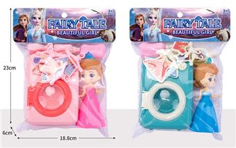 Play Home Mini Frozen Princess Washing Machine Laundry Room Set Children's Play Home Toys   ITEM NO.： W043270
