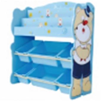 Cherry Bear Multi functional Storage Rack - Light Blue   ITEM NO.： W043659