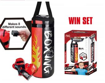 Boxed four sided boxing sandbag (with music)   ITEM NO.： W063335