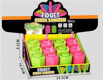 Stress relieving Stacking Music Fingertip Toys (12 pieces/box)   ITEM NO.： W041592