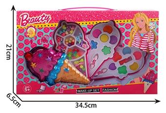 Ice cream fashion Barbie three-layer bead+cosmetics   ITEM NO.： W058440
