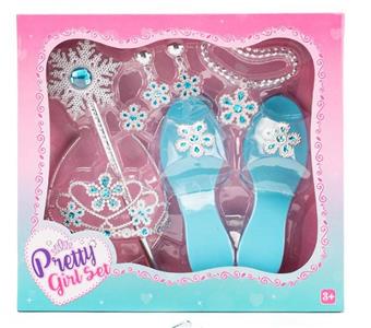 Princess Fairy Stick Electroplating Jewelry Set   ITEM NO.： W057784