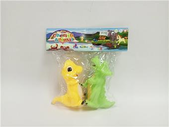 2 medium-sized dinosaurs   ITEM NO.： W041869