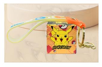 3.5CM Pikachu Rubik's Cube with Ribbon (UV Printed) Three Step Small Rubik's Cube Three Step Mini Rubik's Cube Keychain Pendant   ITEM NO.： W042724