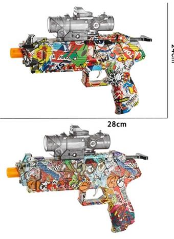 Pistol type hand loaded water bullet gun   ITEM NO.： W063356