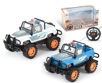 2-way remote control Land Rover open top off-road police car   ITEM NO.： W060508