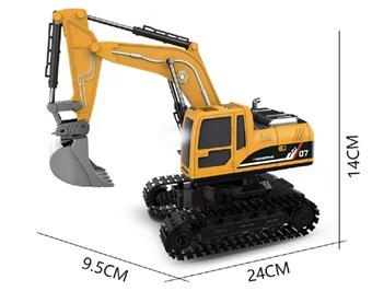 1: 22 Six way Remote Control Lighting Engineering Excavator   ITEM NO.： W060740
