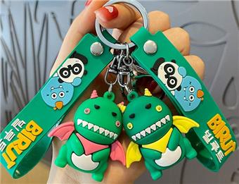 Popular toys, cute keychains, pendants, creative trends, couple backpacks, hanging decorations, cartoon droppings, dinosaur car keychains, small gifts   ITEM NO.： W048501