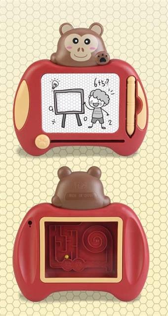 Monkey Magnetic Black and White Writing Board&Challenge Game   ITEM NO.： W056039