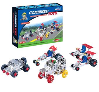 Five sets of metal assembled toys (four mixed)   ITEM NO.： W042352