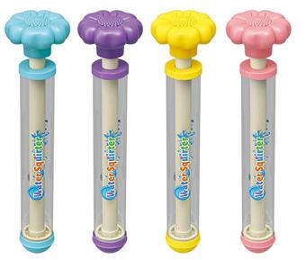 Rotating fireworks water pump water cannon (4-color mixed) fireworks water cannon pull-out water cannon cartoon water cannon water toy   ITEM NO.： W067226