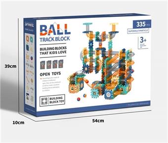 335pcs building block ball track   ITEM NO.： W046376