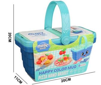 Clay pizza picnic basket   ITEM NO.： W052610