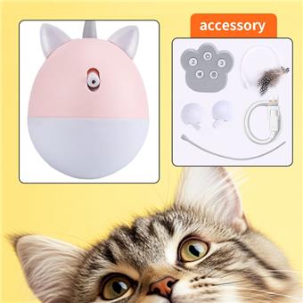 Pet toys, cat and dog toys, electric toys, infrared rotating eggs   ITEM NO.： W062231