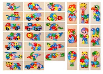 18 puzzle pieces   ITEM NO.： W043544