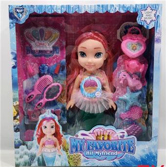 14 inch mermaid single person makeup accessory   ITEM NO.： W060152