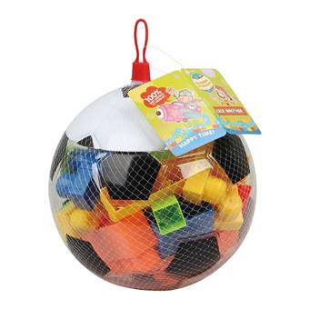 Multi colored mixed puzzle building blocks for big football (20PCS)   ITEM NO.： W045925