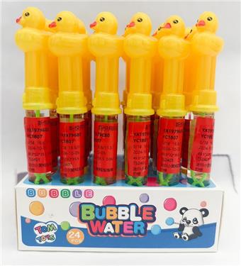 Mini Yellow Duck Bubble Stick (24 pieces) Box Price   ITEM NO.： W042962