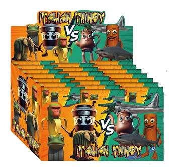 Shanhaijing Wooden Stick Man 12 Blind Box Display Box with Card and Keychain   ITEM NO.： W055582