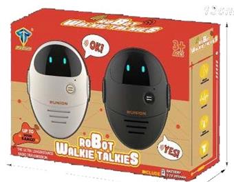 500 meter metal paint robot walkie talkie - electric ultra clear version   ITEM NO.： W054804