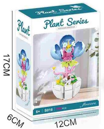 Building block Yu Meiren 142PCS - Flower series   ITEM NO.： W059989
