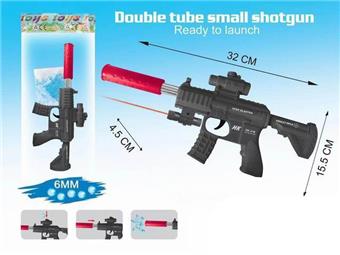 Black Inflatable Water Bullet Gun with Infrared (Comes with a Pack of 6MM Water Bullets)   ITEM NO.： W063662