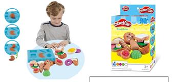 Bread set with smart and colorful clay   ITEM NO.： W053438