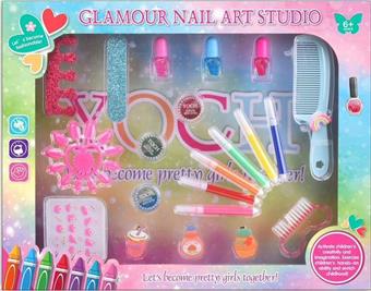 Cross border children's makeup, children's cosmetics accessories, nail art combs, dressing up as girls' toys, playing house, new DIY nail art accessories (CPC)   ITEM NO.： W060177