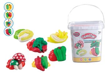 Vegetable series with 12 color mud   ITEM NO.： W053265