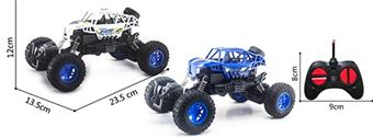 1: 18 27 frequency four-way light skeleton off-road climbing police car   ITEM NO.： W060664