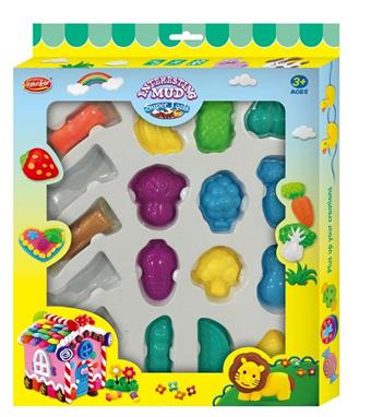 Qile Colorful Mud Vegetable Set   ITEM NO.： W054101