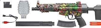 Handheld MP5 Water Bullet Gun (Graffiti Green)   ITEM NO.： W064725