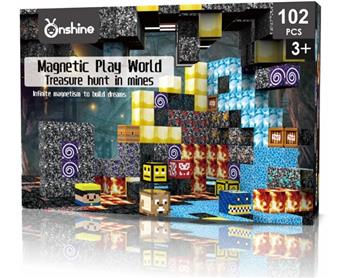 Magnetic Play World - Mine Treasure Hunt -2.5   ITEM NO.： W043355