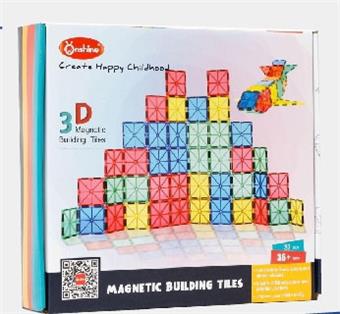 32PCS color window magnetic plates   ITEM NO.： W043436