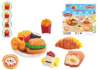 Hamburger Bread Pizza Series Clay   ITEM NO.： W053187