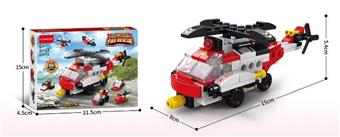 Rescue helicopter six in one 117PCS   ITEM NO.： W045164