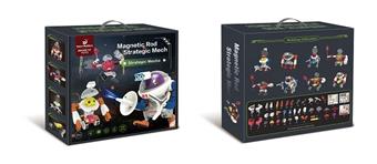 Magnetic Stick Strategic Mech-3, equipped with 105PCS   ITEM NO.： W047334