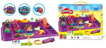 Christmas Square with Smart Fun and Colorful Mud   ITEM NO.： W053442