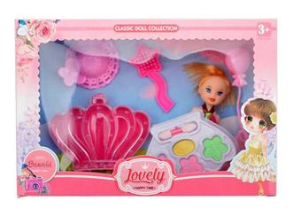 3.5-inch Barbie+Crown Makeup+Hat+Hat+Balloon   ITEM NO.： W060207
