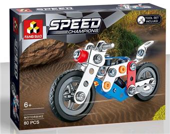 Assemble metal firefighting motorcycle   ITEM NO.： W042486