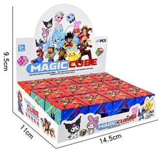 3.5CM League of Legends Magic Cube (UV Printed) Three Step Small Magic Cube Three Step Mini Magic Cube Keychain Pendant Puzzle Magic Cube Stress Relief Puzzle Toy Finger Game   ITEM NO.： W042701