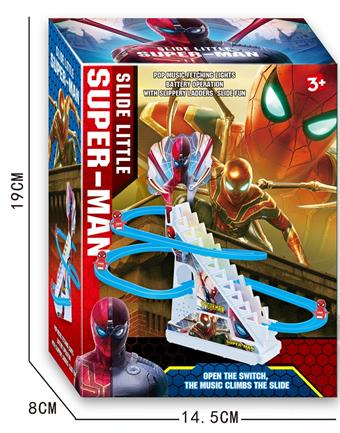 Spider Man Climbing Stairs (6 pieces)   ITEM NO.： W057425