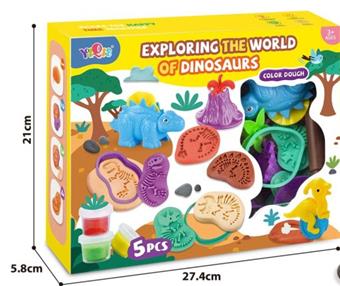 Exploring the Dinosaur World with Colored Mud   ITEM NO.： W052864