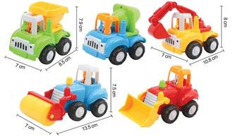 Inertial engineering vehicle 8pcs/box   ITEM NO.： W042252