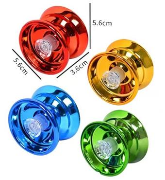 Electroplated three bearing alloy yo yo (CPC)   ITEM NO.： W047812