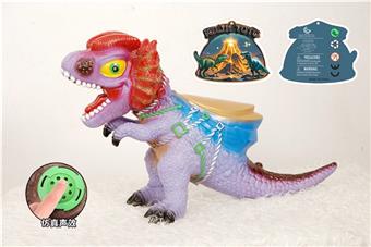 Vinyl mount dinosaur (with dinosaur call IC, eyes with colored lights)   ITEM NO.： W046343